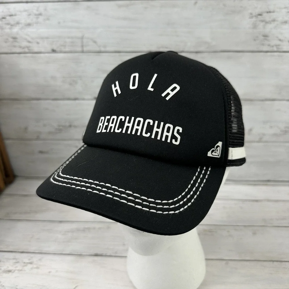 Roxy Women's HOLA BEACHACHAS 2017‎ Trucker Hat Foam w Mesh Snapback Cap